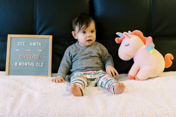Eight Month Outfit - 12m of Zoe