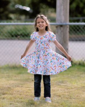 A Crayon Dress for School