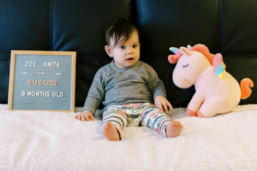 Eight Month Outfit - 12m of Zoe