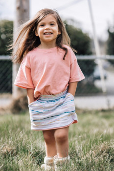 Midiskirt and Oversized Tee