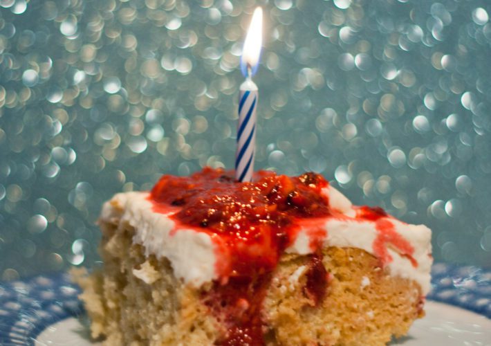 Tres Leches Birthday Cake