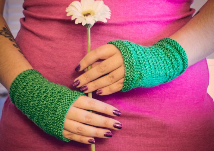 Grete Test Knit Mitt