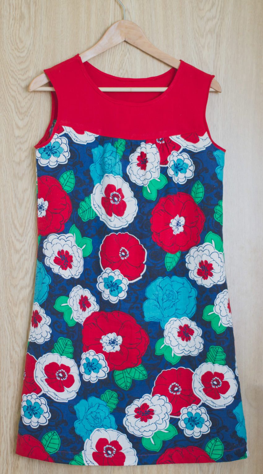 Ruby Dress: Hawaiian Flowers