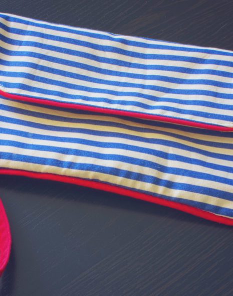 Nautical Envelope Clutch