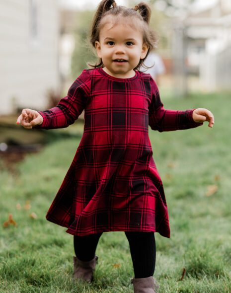Red Plaid Dress | katili*made