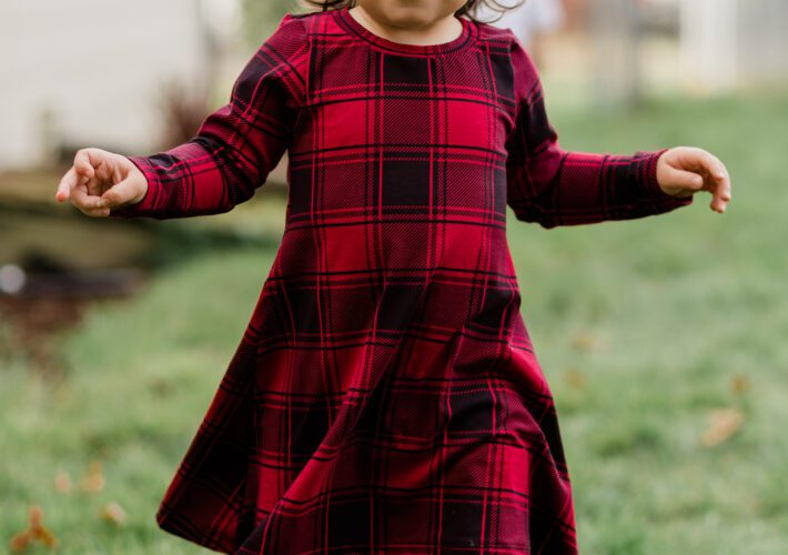 Red Plaid Dress | katili*made