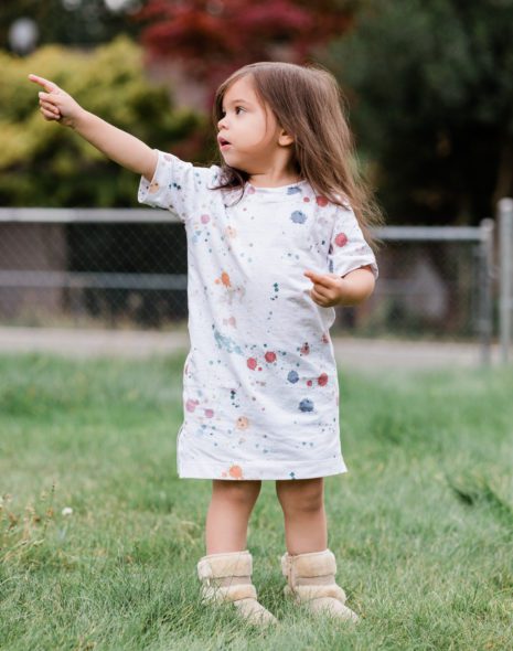 Splattered Teeshirt Dress | katili*made